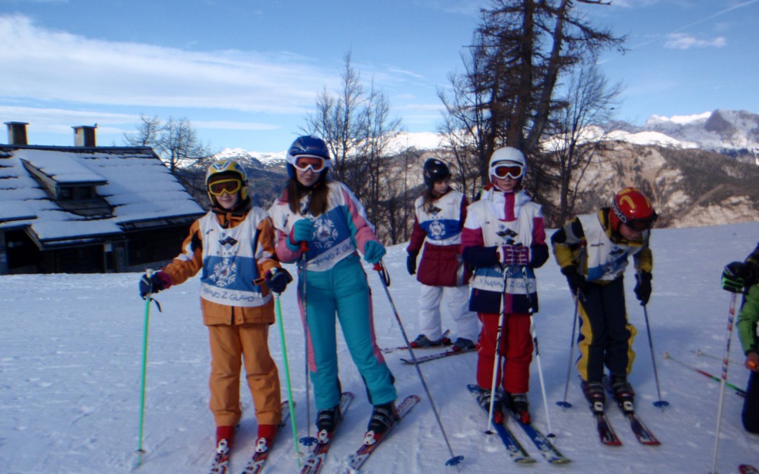 1. dan zimske šole v naravi v Bohinju